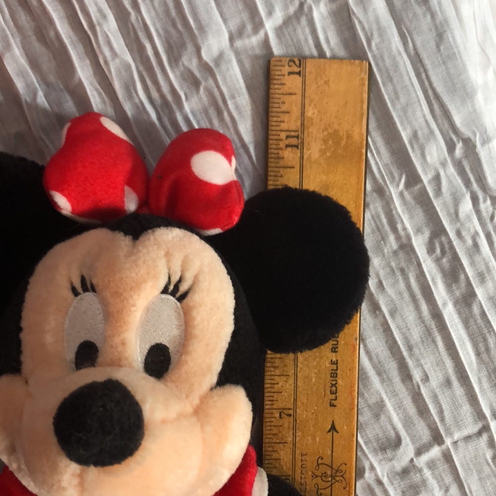 WALT DISNEY WORLD stuffed plush Minnie Mouse & ceramic hot chocolate mug w/spoon - Picture 9 of 12